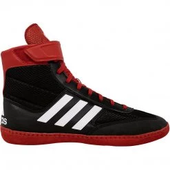 Adidas | GZ8449 | Combat Speed 5 | Black/Red/White Wrestling Shoes