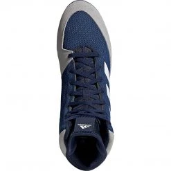 Adidas | FZ5384 | Mat Wizard 5 | Navy/Grey/White Wrestling Shoes 10 Adidas | FZ5384 | Mat Wizard 5 | Navy/Grey/White Wrestling Shoes