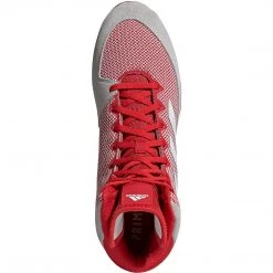 Adidas | FZ5382 | Mat Wizard 5 | Red/Grey/White Wrestling Shoes