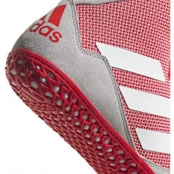 Adidas | FZ5382 | Mat Wizard 5 | Red/Grey/White Wrestling Shoes