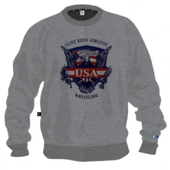 Cliff Keen | CKCRWHE Historic Eagle Branded XTreme Fleece Crew Wrestling