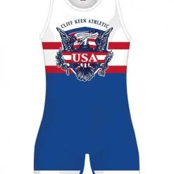 Cliff Keen | S7943HSE | Historic Eagle USA Wrestling Singlet