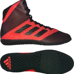 Adidas | BC0532 | Mat Wizard 4 | Red & Black Wrestling Shoes