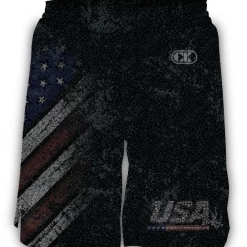 Cliff Keen | SBRDUS19 | Limited Edition USA Black Flag Wrestling Board Shorts