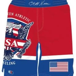 Cliff Keen | SBRDHSE | Historic Eagle Board Shorts | USA Wrestling
