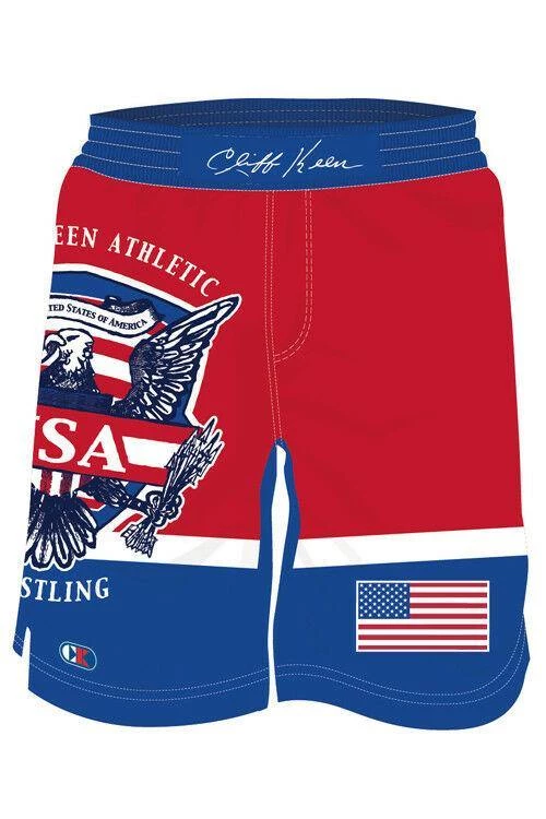 Cliff Keen | SBRDHSE | Historic Eagle Board Shorts | USA Wrestling 1 Cliff Keen | SBRDHSE | Historic Eagle Board Shorts | USA Wrestling