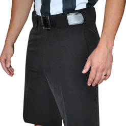 Smitty Official's Apparel Football Official Smitty | FBS-178 | 4-Way Solid Black Football Lacrosse Shorts