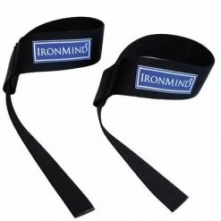 IronMind | Black And Fourth Weight Lifting Straps | Pair