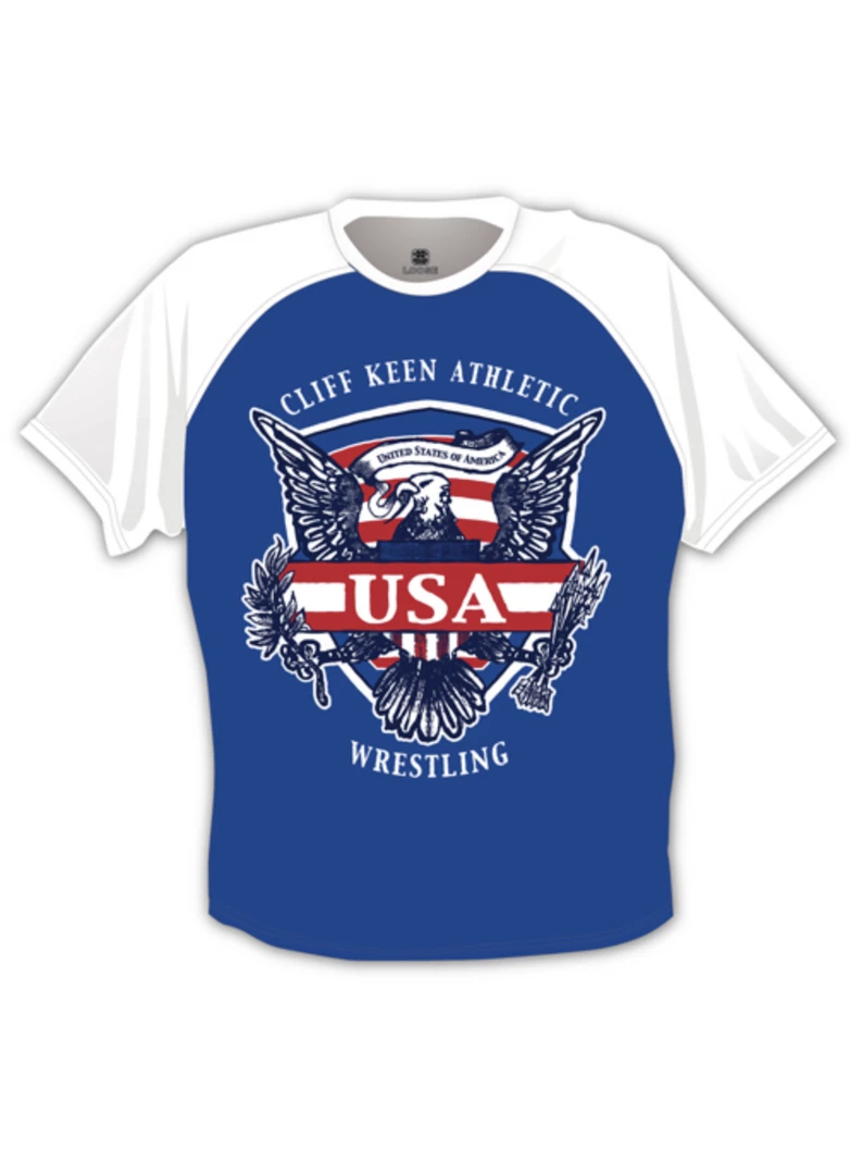 Wrestling Cliff Keen | SMLSHSE | Cliff Keen Historic Eagle Branded Short Sleeve Shirt 1 Wrestling Cliff Keen | SMLSHSE | Cliff Keen Historic Eagle Branded Short Sleeve Shirt