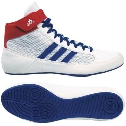 Adidas | BD7129 | HVC 2 | White Royal Red | Wrestling Shoes