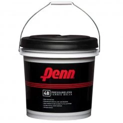 Penn | Pressureless 48 Ball Bucket Of Tennis Balls | 521835