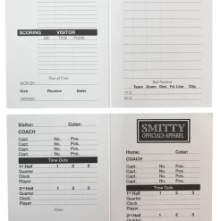 Smitty Official's Apparel Smitty | ACS-533 | Football Referee 4 Sided Foldable Game Card | Pack Of 25 | Official's Choice!