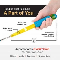 Buddy Lee | Rope Master Jump Rope | Yellow & Blue