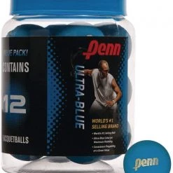 Penn | Ultra Blue Giant Can 12 Racquetballs | Handballs