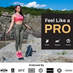 Buddy Lee | Professional Aero Speed Training Jump Rope Black