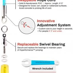 Buddy Lee | Rope Master Jump Rope | Yellow & Blue