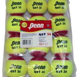 Penn | 521914 | QST 36 Youth Felt Tennis Balls | 12 Poly Bag