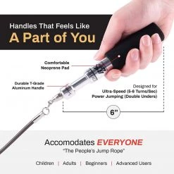 Buddy Lee | Professional Aero Speed Training Jump Rope Silver