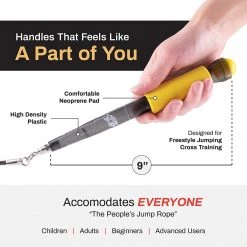 Jump Ropes Buddy Lee | Limited Rope Master Jump Rope | Yellow & Black