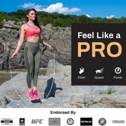 Buddy Lee | Professional Aero Speed Training Jump Rope Silver