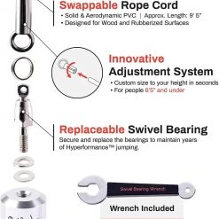 Buddy Lee | Professional Aero Speed Training Jump Rope Silver