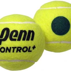 Penn | 521930 | Control Plus Youth Green Felt Tennis Balls | 12 Ball Polybag