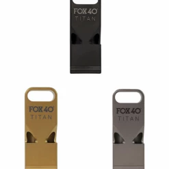 Fox 40 | Titan Luxury Titanium Premium Whistle | Free Paracord Whistles