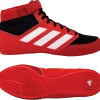 Adidas | FZ5392 | Mat Hog 2.0 | Red/Black/White | Wrestling Shoe
