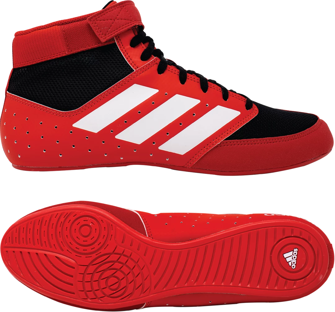 Adidas | FZ5392 | Mat Hog 2.0 | Red/Black/White | Wrestling Shoe 1 Adidas | FZ5392 | Mat Hog 2.0 | Red/Black/White | Wrestling Shoe