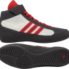 Adidas | GZ8451 | HVC 2 | Grey/White/Red | Wrestling Shoe | Adult & Youth