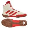 Adidas | FV2469 | Tech Fall 2.0 | White & Red | Adult & Youth | Wrestling Shoes