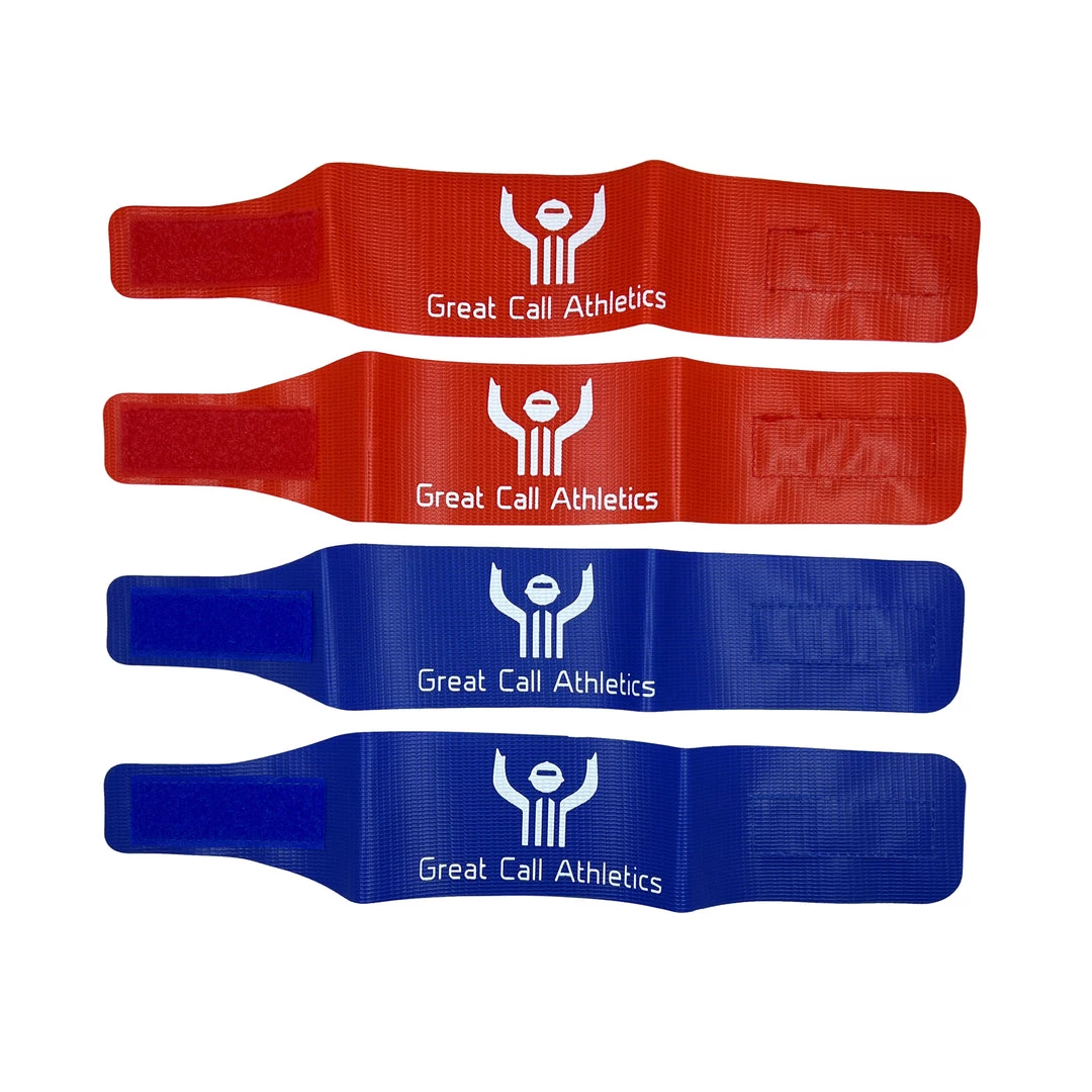 Great Call Athletics | GCA-FAB | Wrestling Freestyle Ankle Bands | 2 Red & 2 Blue Set 2 Great Call Athletics | GCA-FAB | Wrestling Freestyle Ankle Bands | 2 Red & 2 Blue Set