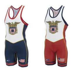 Cliff Keen S79CKEGL | Sublimated USA Wrestling Singlet | Elite Freestyle