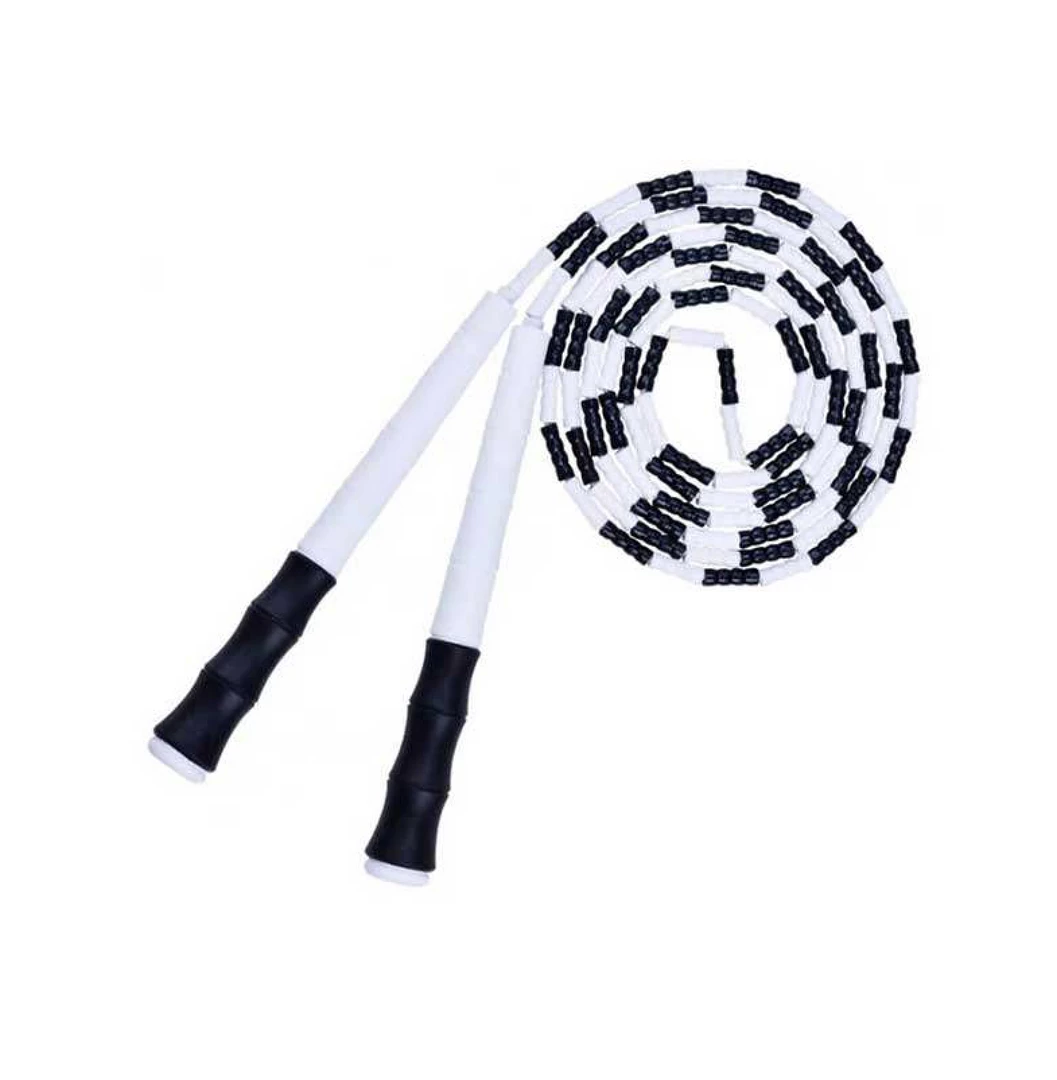 Jump Ropes Buddy Lee | Beaded Speed Training Jump Rope | Black & White 1 Jump Ropes Buddy Lee | Beaded Speed Training Jump Rope | Black & White