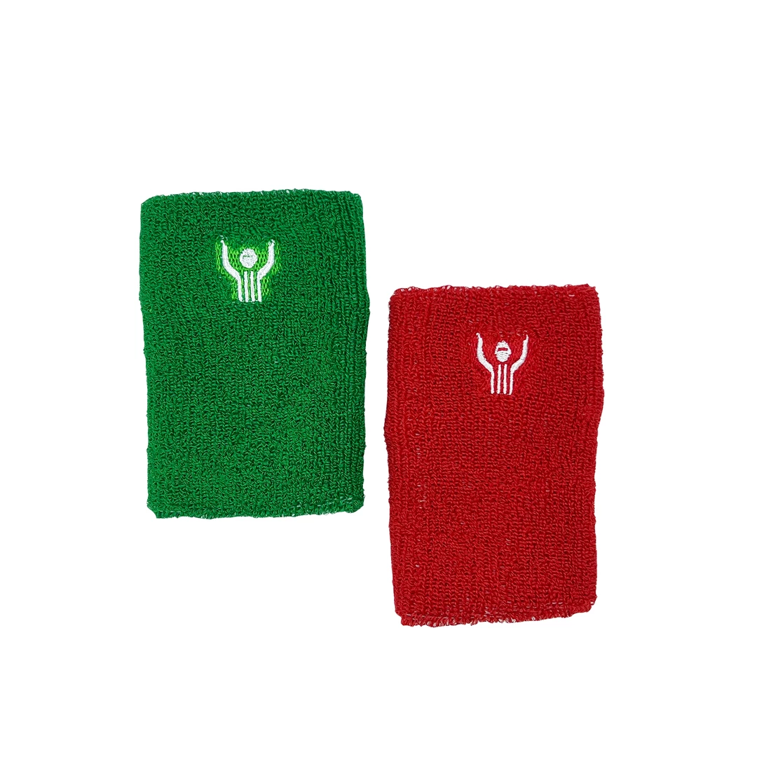 Great Call Athletics | Red & Green Wrestling Wrist Bands Wrestling Official 6 Great Call Athletics | Red & Green Wrestling Wrist Bands Wrestling Official