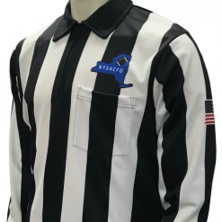 Smitty Official's Apparel Football Official Smitty | USA-110NY | New York | Long Sleeve Football Shirt | Made In USA | 2-1/4" Stripes