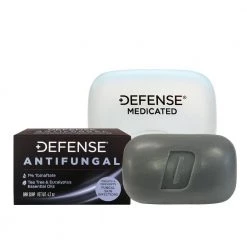 Everyday Soap Defense Soap | Antifungal Medicated Bar Soap | FREE Soap Dish | FDA Approved!