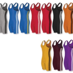 Adidas | AS102s | 3-Stripe Mens Wrestling Singlet