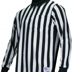 Wrestling Cliff Keen | K07UM | 1" Stripes Mesh Long Sleeve Referee Shirt