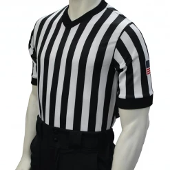 Smitty Official's Apparel Basketball Official Smitty | USA-200 | Performance Mesh Referee Shirt W/ Sublimated Flag