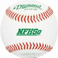Diamond Sports | D1-LS HS | NFHS High School Low Seam Baseballs | 1 Dozen Balls