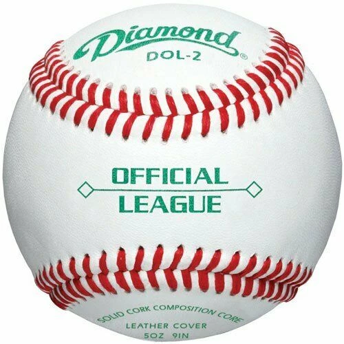 Diamond Sports | DOL-2 | Official League Leather Baseballs | 1 Dozen Balls 1 Diamond Sports | DOL-2 | Official League Leather Baseballs | 1 Dozen Balls