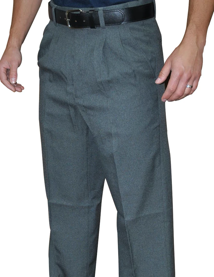 Smitty Official's Apparel Mens Pants Smitty | BBS-376 | Pleated Plate Pants W/ Expander Waist Band | Baseball | Softball | Umpire 2 Smitty Official's Apparel Mens Pants Smitty | BBS-376 | Pleated Plate Pants W/ Expander Waist Band | Baseball | Softball | Umpire
