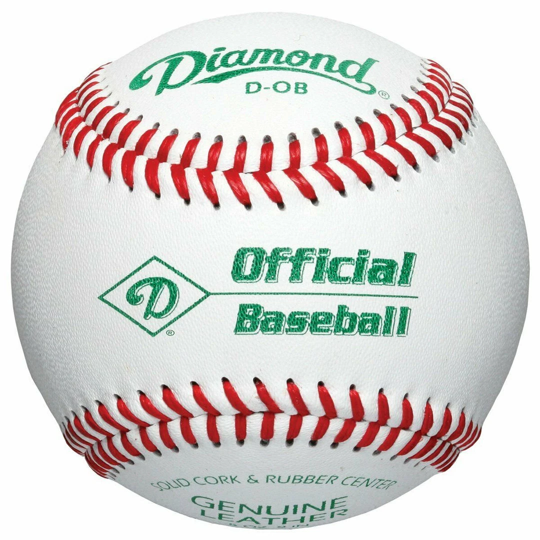 Baseball Diamond Sports | D-OB | Official League Diamond Seam Leather | 1 Dozen Balls 1 Baseball Diamond Sports | D-OB | Official League Diamond Seam Leather | 1 Dozen Balls