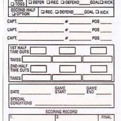Smitty Official's Apparel Smitty | ACS-535 | Referee Reusable Game Card | Official's Choice! Accessories