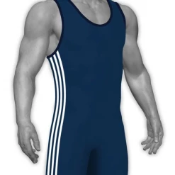 Adidas | AS102s | 3-Stripe Mens Wrestling Singlet