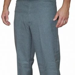 Smitty Official's Apparel Smitty | BBS-378 | Flat Front Base Pants | Heather Gray | Baseball Softball