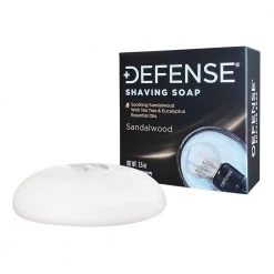 Defense Soap | Sandalwood Shaving Premium Soap | 3.5 Oz Everyday Soap