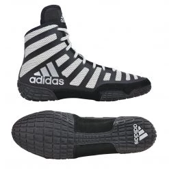 Adidas | FW1013 | AdiZERO Varner | Black & Silver | Wrestling Shoes